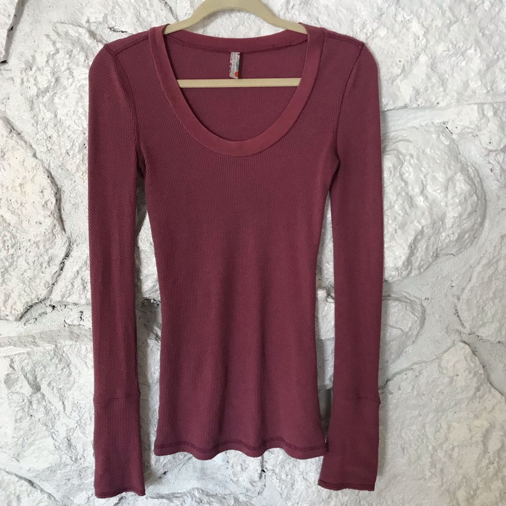 FREE PEOPLE Motor Cuff thermal button sleeves
